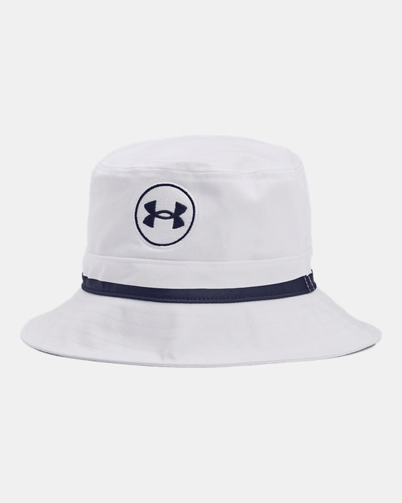 Unisex UA Drive Bucket Hat, White, pdpMainDesktop image number 0